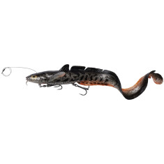 Силікон Savage Gear 3D Line Thru Burbot FS 360mm 216.0g Black Silver Orange (поштучно)
