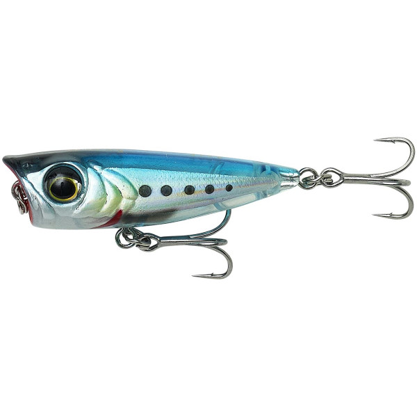 Воблер Savage Gear 3D Minnow Popper F 43mm 2.6g Ghost Sardine