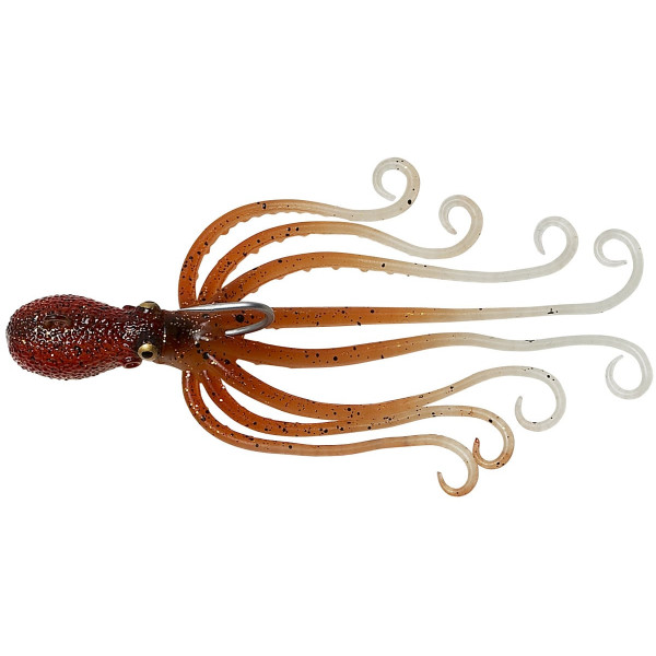 Силикон Savage Gear 3D Octopus 100mm 35.0g Brown Glow (поштучно)