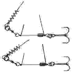 Оснащення Savage Gear SS Corkscrew Stinger 3G 1X #2/0 35kg Red + BN (2 шт/уп)