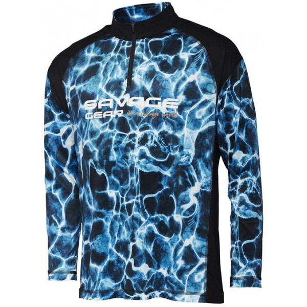 Реглан Savage Gear Marine UV Long Sleeve Tee S к:sea blue