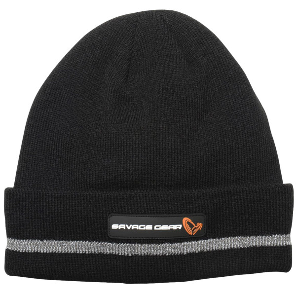Шапка Savage Gear Reflex Beanie One size к:black/reflex