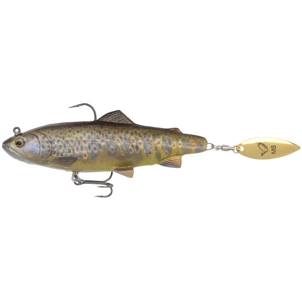 Силікон Savage Gear 4D Trout Spin Shad MS 110mm 40.0g Dark Brown Trout (поштучно)