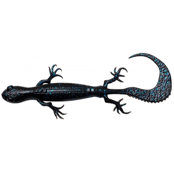 Силикон Savage Gear 3D Lizard 100m 5.5g Black & Blue (6 шт/уп)