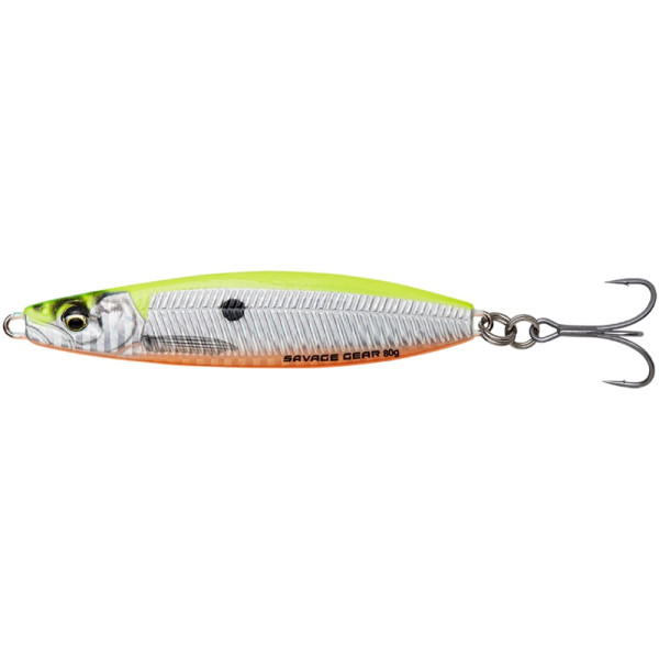 Пількер Savage Gear Psycho Sprat 77mm 28.0g Lemon Back Flash
