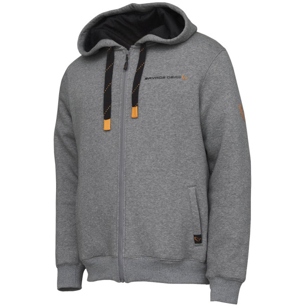 Реглан Savage Gear Classic Zip Hoodie M к:grey melange