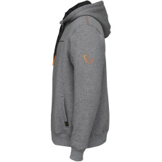 Реглан Savage Gear Classic Zip Hoodie XL ц:grey melange
