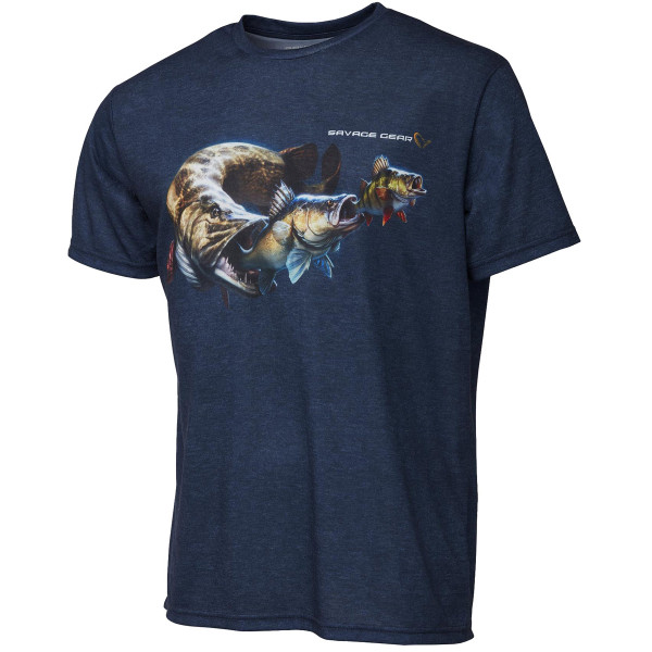 Футболка Savage Gear Cannibal T-Shirt S к:blue