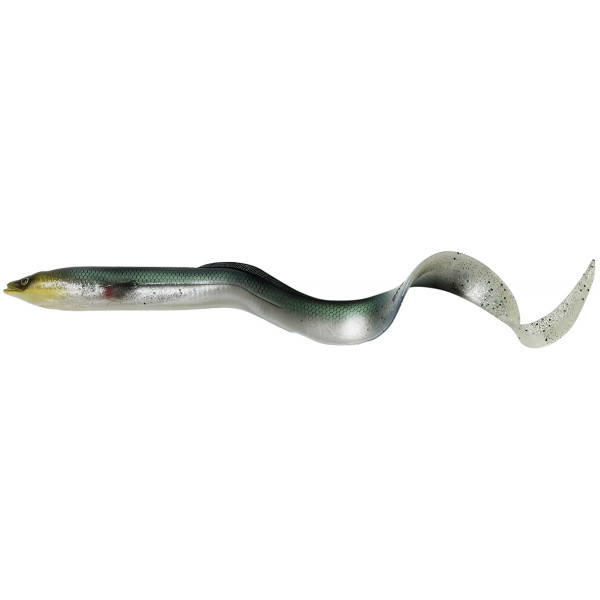 Силикон Savage Gear 3D Real Eel Loose Body 150mm 12.0g Green Silver (поштучно)