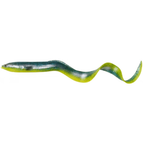 Силікон Savage Gear 3D Real Eel Loose Body 150mm 12.0g Green Yellow Glitter (поштучно)