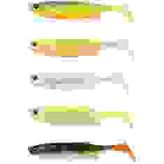 Silicone Savage Gear Fat Minnow T-Tail 75mm 5.0g Darkwater Mix (5 pcs/pack)