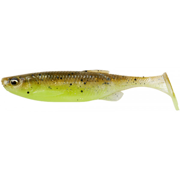 Силикон Savage Gear Fat Minnow T-Tail 75mm 5.0g Green Pearl Yellow (поштучно)