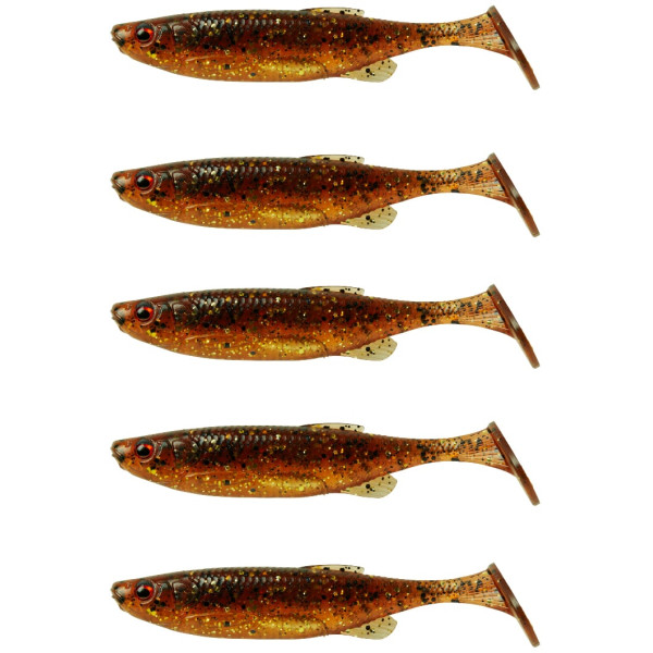 Силікон Savage Gear Fat Minnow T-Tail 130mm 20.0g Motoroil UV (5 шт/уп)