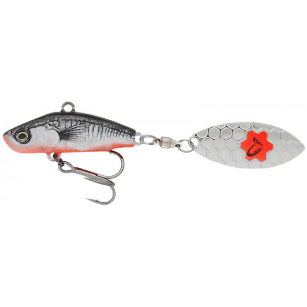 Тейл-спиннер Savage Gear 3D Sticklebait Tailspin 65mm 9.0g Black Red