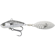 Тейл-спиннер Savage Gear 3D Sticklebait Tailspin 80mm 18.0g Black Silver