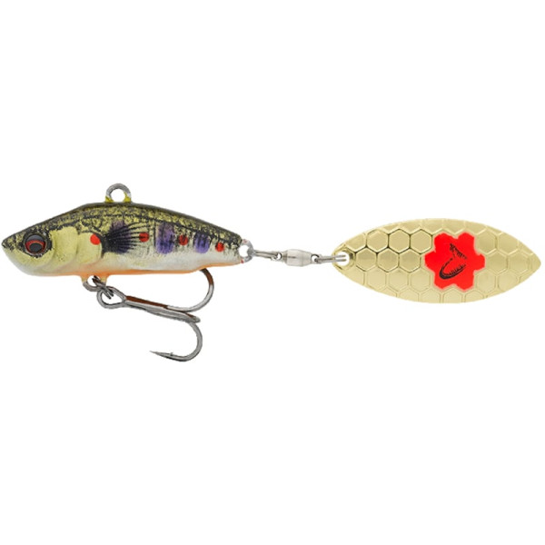 Тейл-спінер Savage Gear 3D Sticklebait Tailspin 80mm 18.0g Brown Trout Smolt