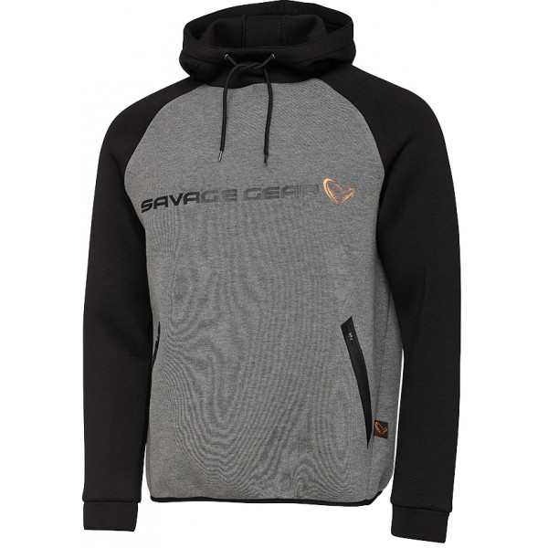 Реглан Savage Gear Tec-Foam Hoodie L к:dark grey melange