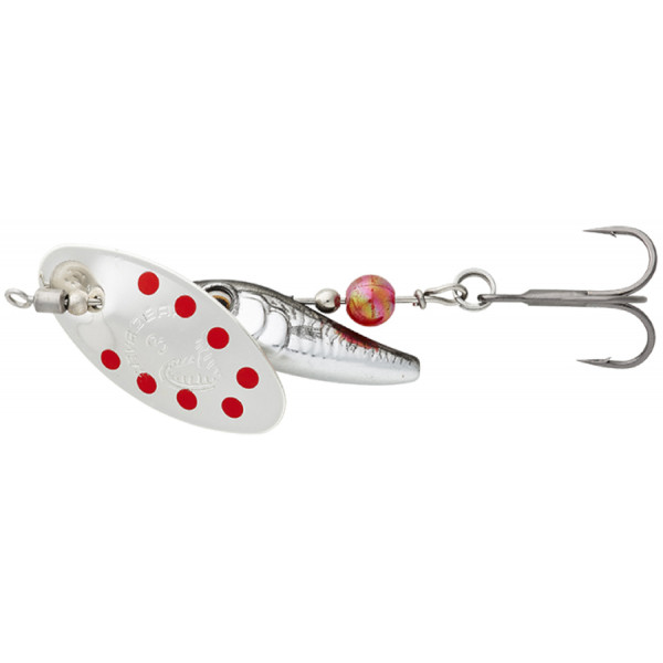 Блешня Savage Gear Sticklebait Spinner #1 4.5g Dirty Silver Red