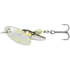 Блешня Savage Gear Sticklebait Spinner #2 7.3g Green Silver Ayu