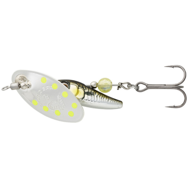 Блешня Savage Gear Sticklebait Spinner #2 7.3g Green Silver Ayu