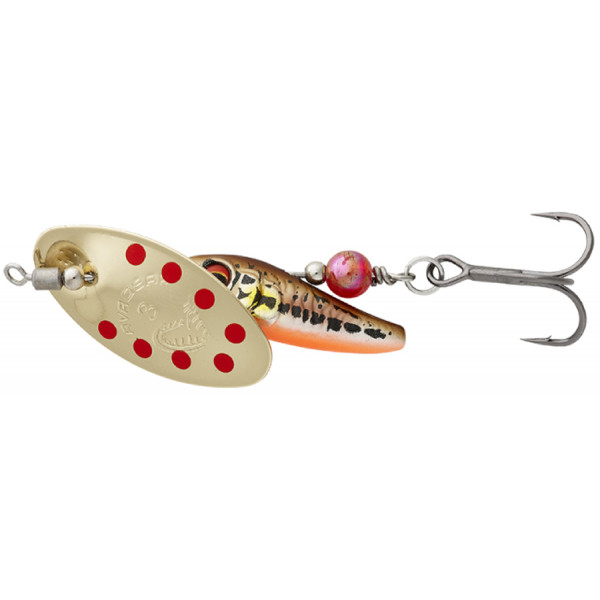 Блесна Savage Gear Sticklebait Spinner #3 9.1g Minnow Gold Red