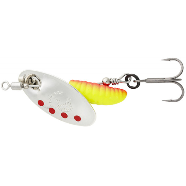 Блесна Savage Gear Grub Spinners #0 2.2g Silver Red Yellow