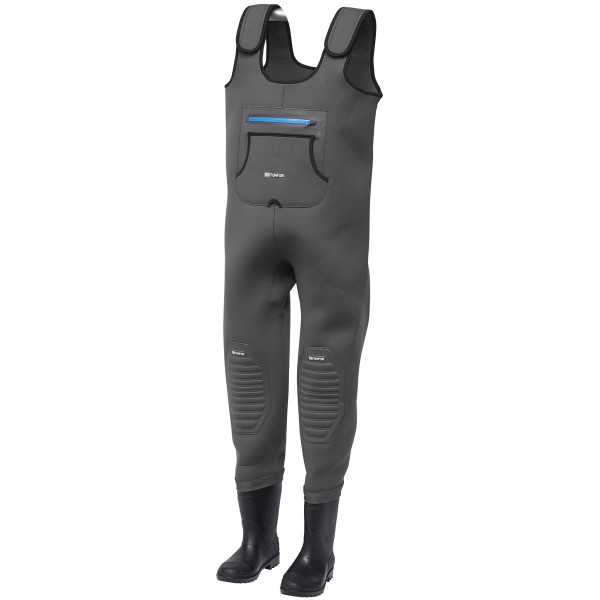 Вейдерси Ron Thompson Break-Point Neoprene Wader Bootfoot Cleated L 42/43-7.5/8 grey/black 56cm 90cm 142.5cm