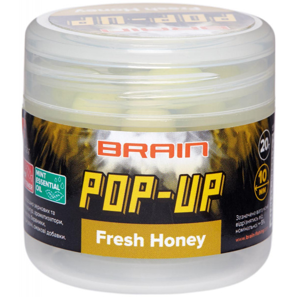 Бойлы Brain Pop-Up F1 Fresh Honey (мёд с мятой) 10mm 20g