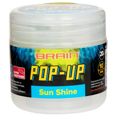 Бойли Brain Pop-Up F1 Sun Shine (макуха) 12mm 15g Бойли Brain Pop-Up F1 Sun Shine (макуха) 12mm 15g