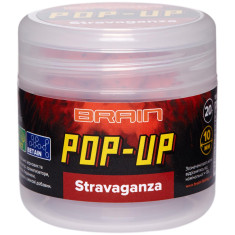 Бойли Brain Pop-Up F1 Stravaganza (полуниця з ікрою) 12mm 15g Бойли Brain Pop-Up F1 Stravaganza (полуниця з ікрою) 12mm 15g