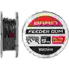Амортизуюча гума Brain Feeder Gum 0.6mm 8lb/4kg (5m) ц:коричневий
