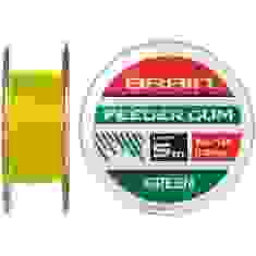 Амортизуюча гума Brain Feeder Gum 0.6mm 8lb/4kg (5m) ц:зелений