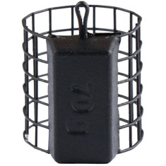 Кормушка Brain фидерная M 5x14 ячеек крашенная (ц.:черный) 60g