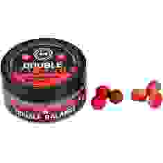 Бойлы Brain Double Balance Cranberry & Squid (клюква + кальмар) 10+8х12mm