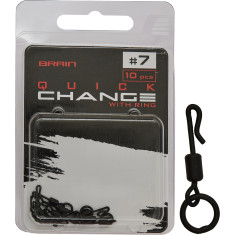 Вертлюжок с застежкой Brain Quick Change With Ring #7 (10 шт/уп) SGCA-8021-7