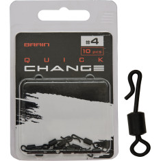 Вертлюжок с застежкой Brain Quick Change #4 (10 шт/уп) SGQS-8007-4