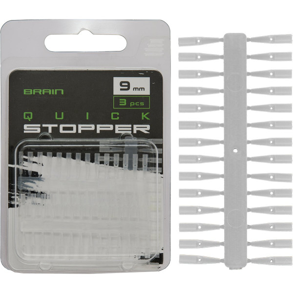 Стопоры для бойлов Brain Quick Stopper 9mm (3 шт/уп) SGXA-9012-9