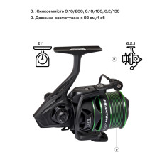 Катушка Brain Phantom Match/Bolo 4000 9+1BB