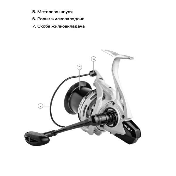 Катушка Brain Apex SW 10000 9+1BB 4.4:1