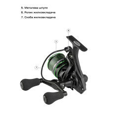 Катушка Brain Phantom Match/Bolo Double Handle 3000 9+1BB