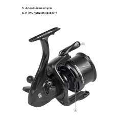 Катушка Brain Apex Carp Big Pit 8000 6+1BB