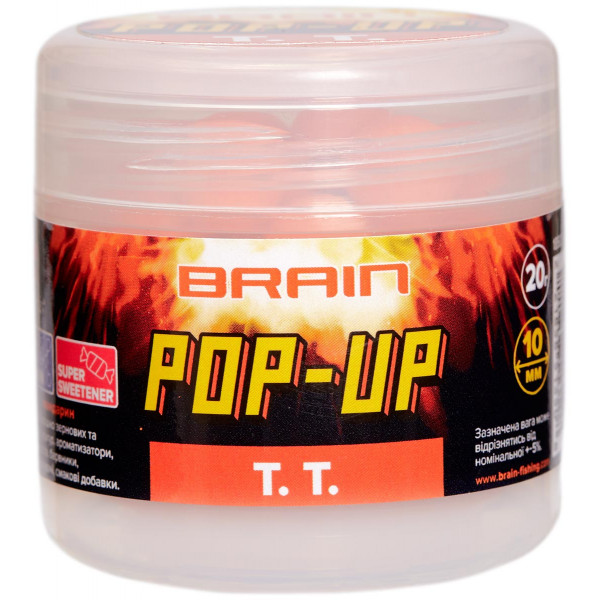 Бойлы Brain Pop-Up F1 T.T. (мандарин) 10mm 20g