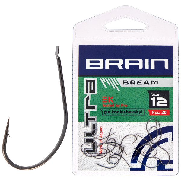 Крючок Brain Ultra Bream #12 (20шт/уп)