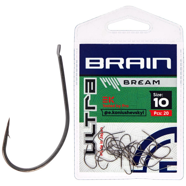 Крючок Brain Ultra Bream #10 (20шт/уп)