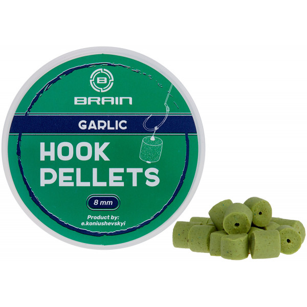 Пелети Brain Hook Pellets Garlic (часник) 16mm 70g