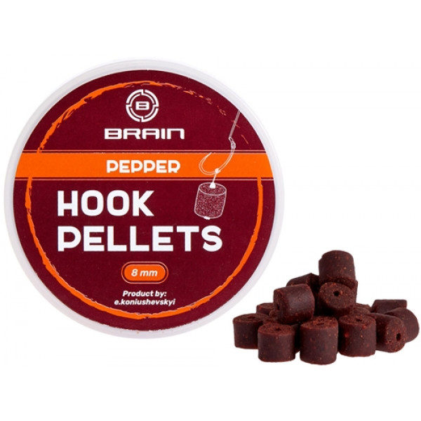 Пеллетс Brain Hook Pellets Pepper (перец) 12mm 70g