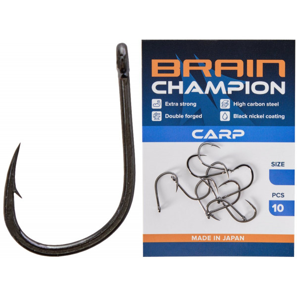 Гачок Brain Champion Carp #8 (10 шт/уп)