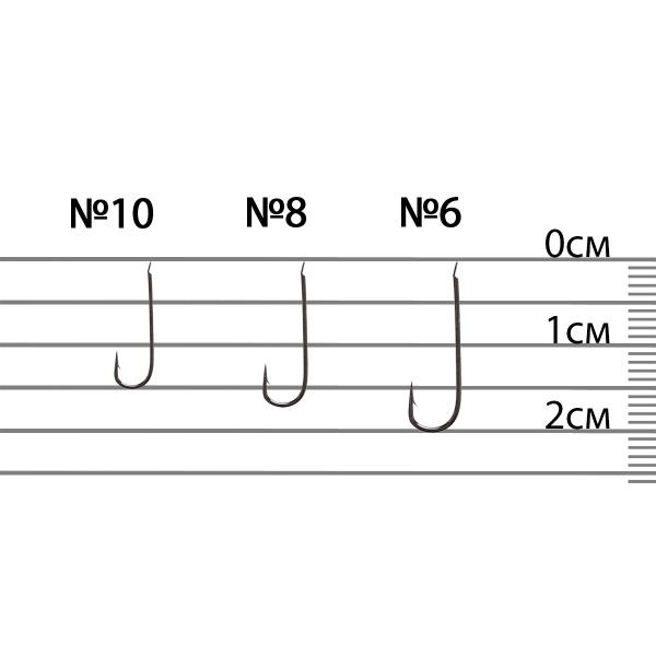 Крючок Brain Champion Long #8 (10 шт/уп)