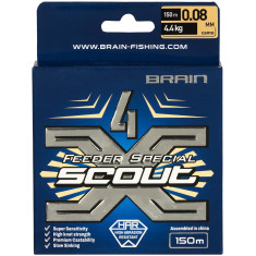Шнур Brain Scout 4X 150m (camo) 0.080mm 4.4kg