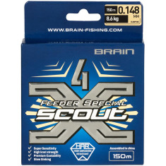 Шнур Brain Scout 4X 150m (camo) 0.148mm 8.6kg